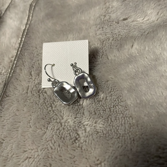 NEW Long Silver Double Strand Necklace & Earring Set - Picture 4 of 4